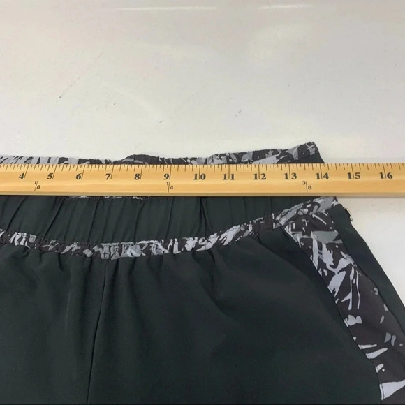 Fabletics Athletic Pants Woman Small Black Elastic Waist Taped Leg Tuxedo Stripe - Picture 12 of 13